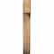 Ekena Millwork Del Monte Smooth Corbel, Western Red Cedar, 3 1/2"W x 12"D x 28"H COR04X12X28DEL00SWR - alternate 2